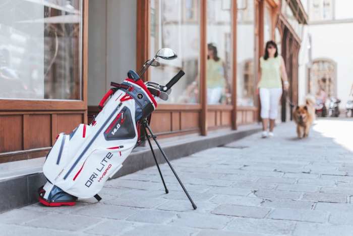 Big Max's Dri Lite Hybrid 14.0 Series waterproofed bag is designed to withstand more than two 32-ounce stadium cups worth of water in a 24-hour period before the bag's holdings get wet.